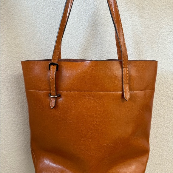 Kattee Genuine Leather Shoulder Bag Work Laptop Tote Adjustable Handbag - Picture 11 of 12